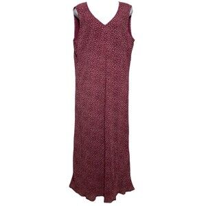 Karen Kane Lifestyle Dress Women Size XL? Red Ditsy Floral Sleeveless Maxi Fairy